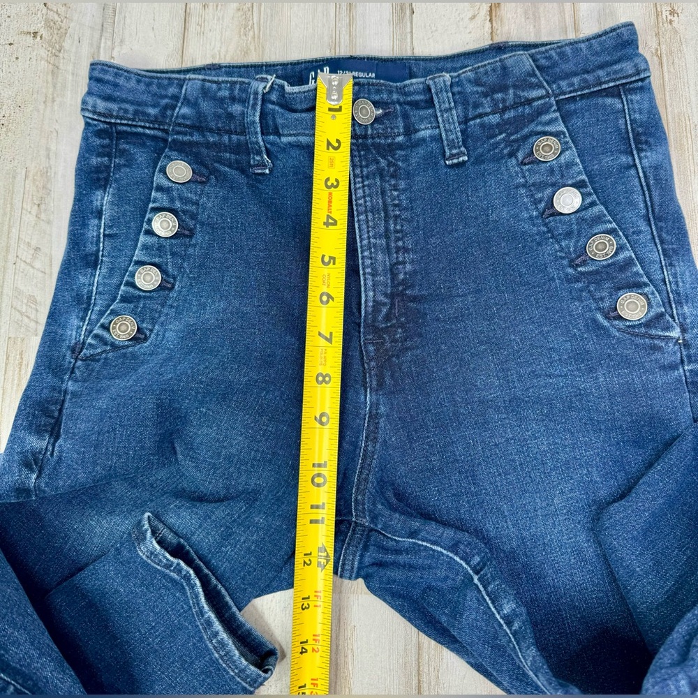 Gap High Rise Universal Legging Women Blue Jeans - Size 12/31 (32x28) - Picture 7 of 12